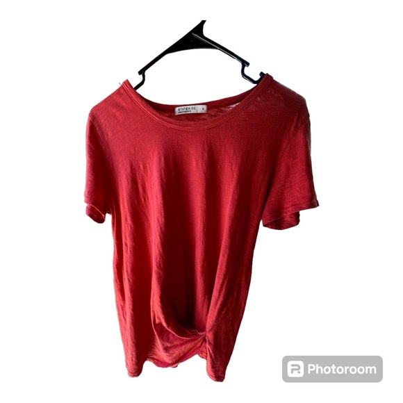 Stateside Supima Slub Jersey Twist Tee. Women’s‎ Medium. - Picture 2 of 5